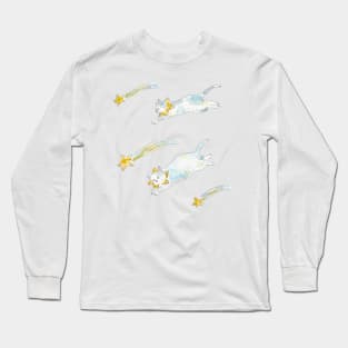 Shooting Star Cats Long Sleeve T-Shirt